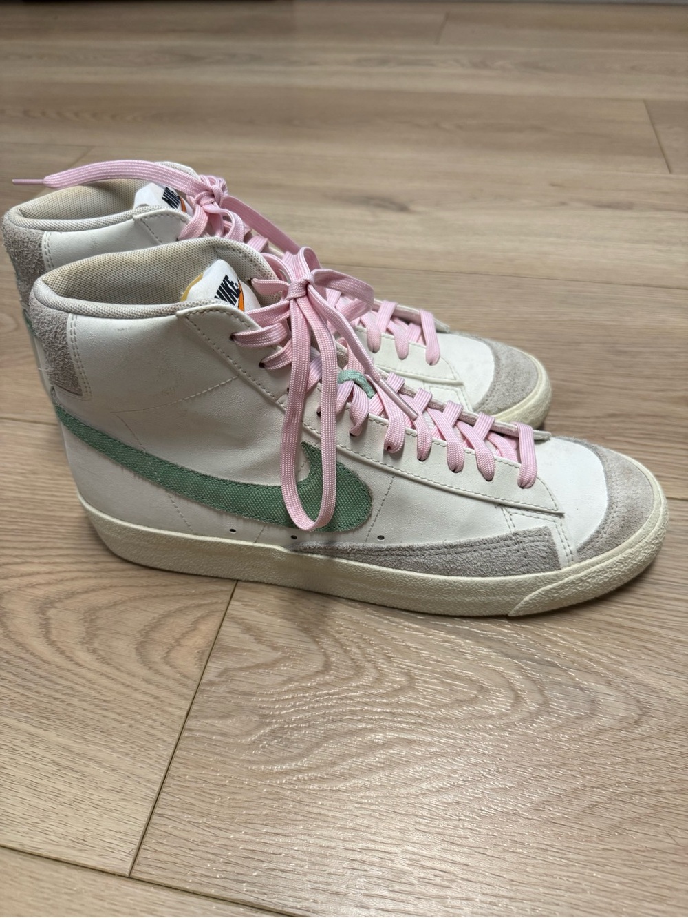 Nike Blazer Mid '77 Premium Sail/Enamel Green/Coconut Milk Sneakers Size 10.5